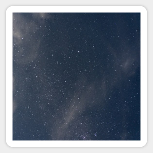 Aesthetic Night Sky Photography Pattern Sticker by Danny Wanders